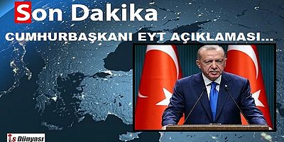 Cumhurbaşkanı Erdoğan açıkladı: EYT'de yaş sınırı uygulanmayacak